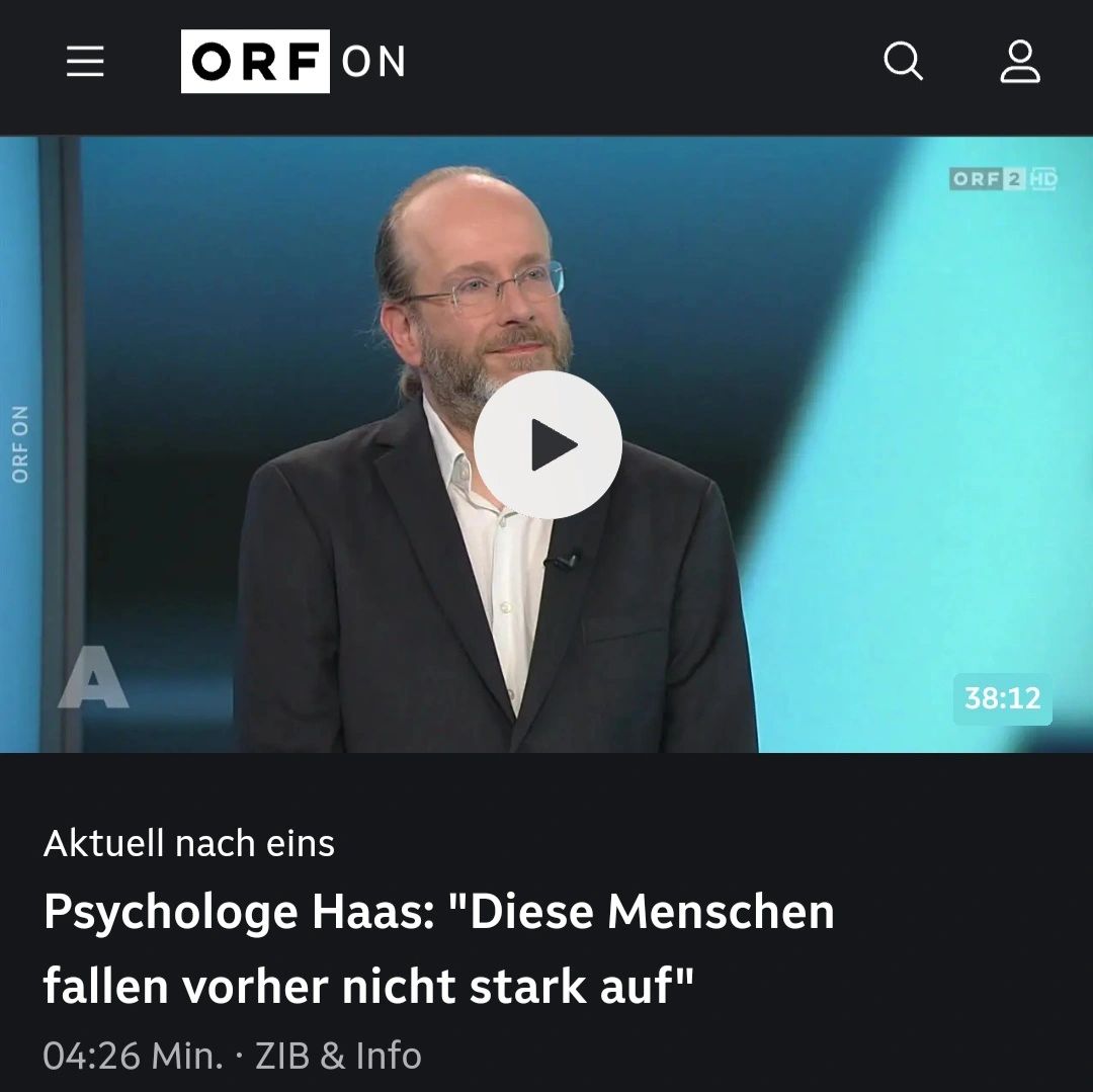 ORF 2: Prävention bei School Shootings