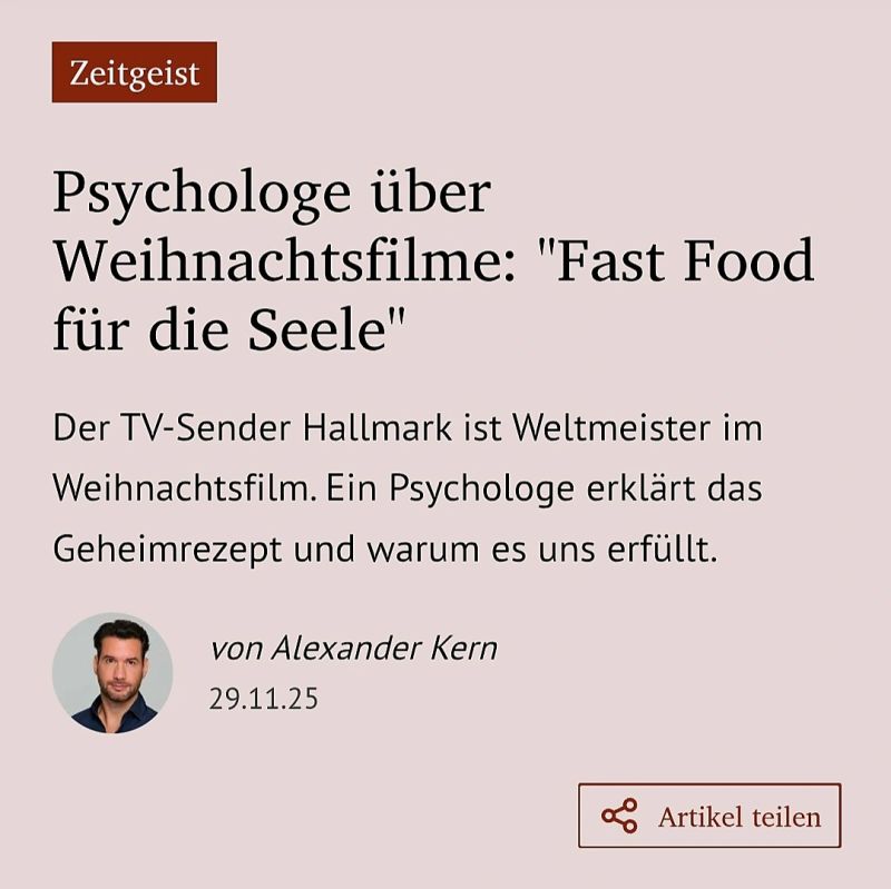 KURIER über den Zauber von Weihnachtsfilmen