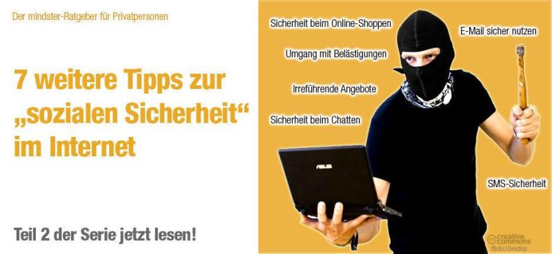 Sieben Tipps zur sozialen Sicherheit im Internet