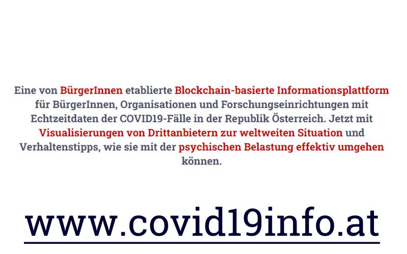 COVID19info.at: Psyche, Best Practices und Visualisierungen