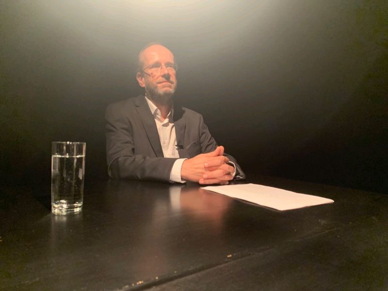 Mit Hanno Settele im Bunker
