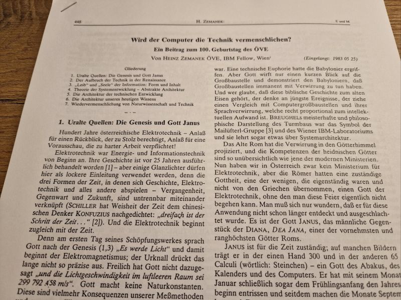 Originale aus dem Nachlass von Heinz Zemanek – Zusatzbild