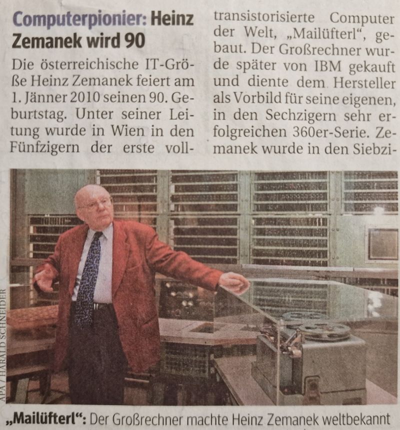 Originale aus dem Nachlass von Heinz Zemanek – Zusatzbild