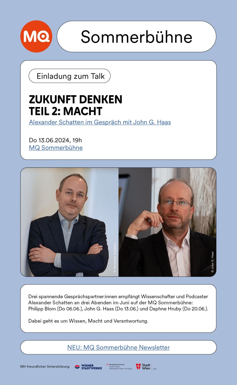 Ankündigung des MQ-Live-Talks