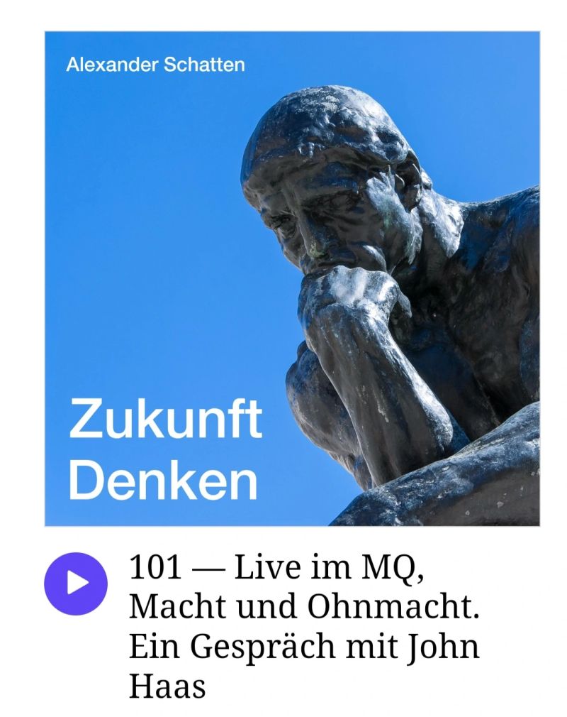 Podcast zum MQ-Talk über Macht, Technik und KI