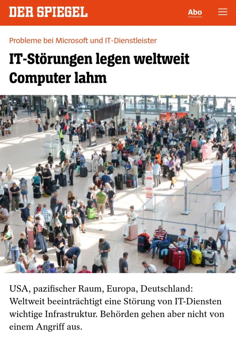 CrowdStrike und die Verletzbarkeit komplexer Systeme