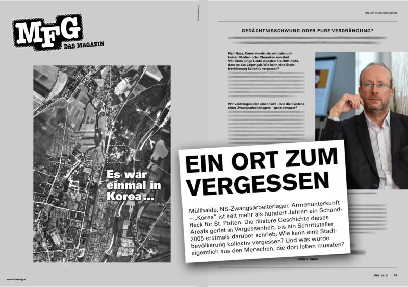 MFG über den vergessenen Ort „Korea“ in St. Pölten