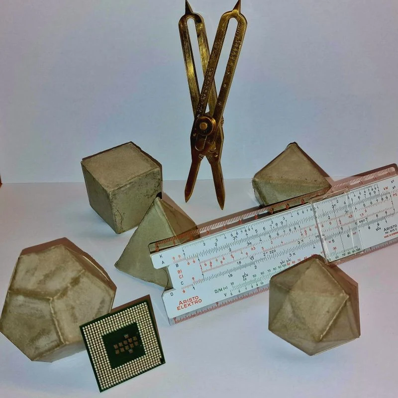 Experiment Ausstellungsgestaltung Rechengeräte