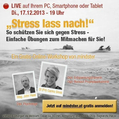 Open-Online-Workshop Stressmanagement