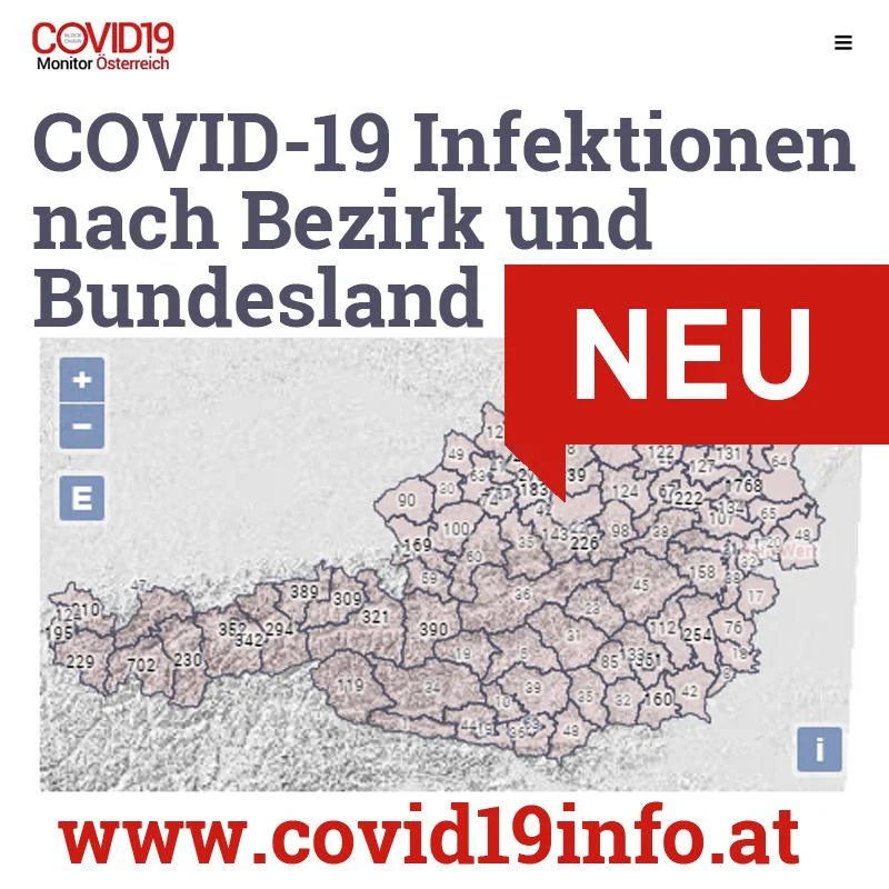 Interaktive Karten für den COVID-19-Monitor