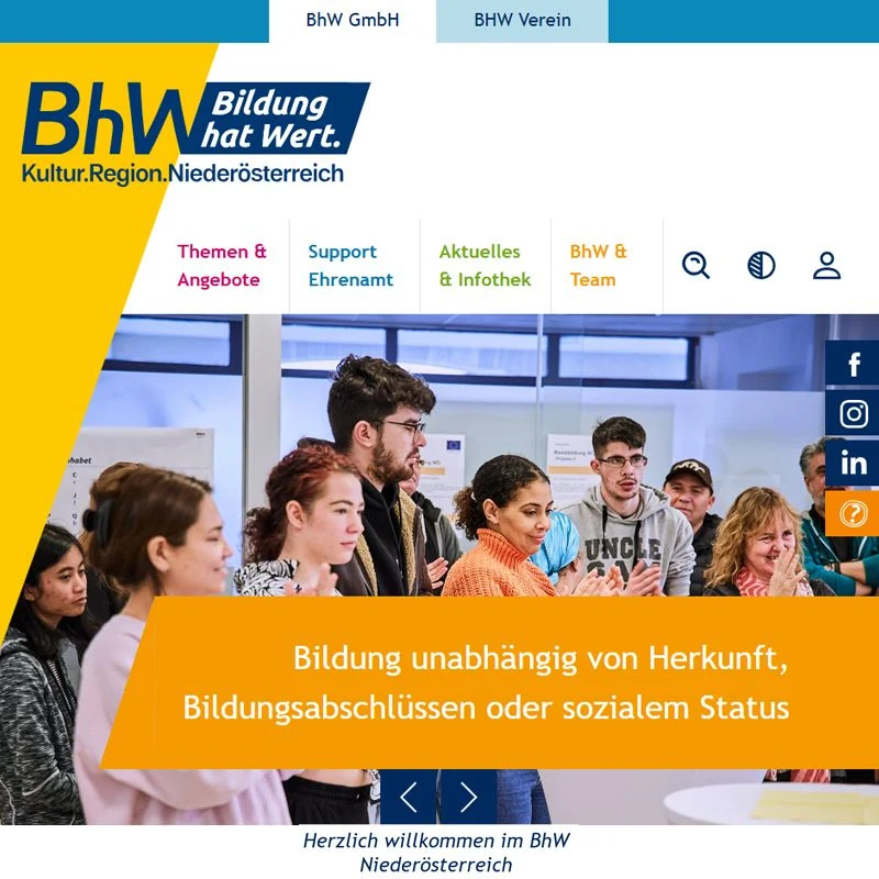 Erste Ankündigung eines BhW-Vortrags