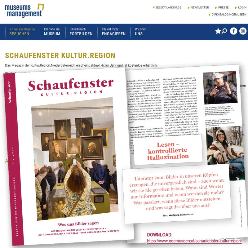 Interview Schaufenster Kultur.Region NÖ