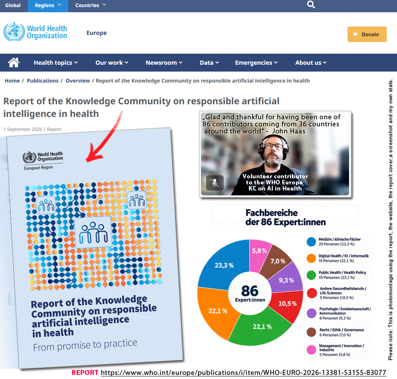 Mitarbeit WHO Report Responsible AI in Health